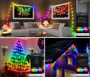 LUCES INTELIGENTES RGB CON APP NAVIDEÑO🎁 ENVIO GRATISSS